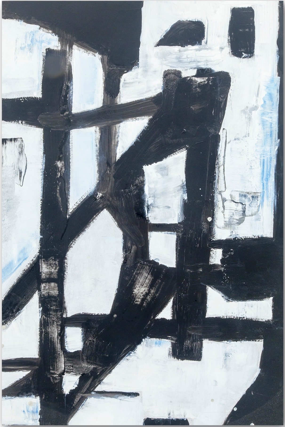 Bureaucrat Spectre by William Meyer, Framed, acrylic on wood panel