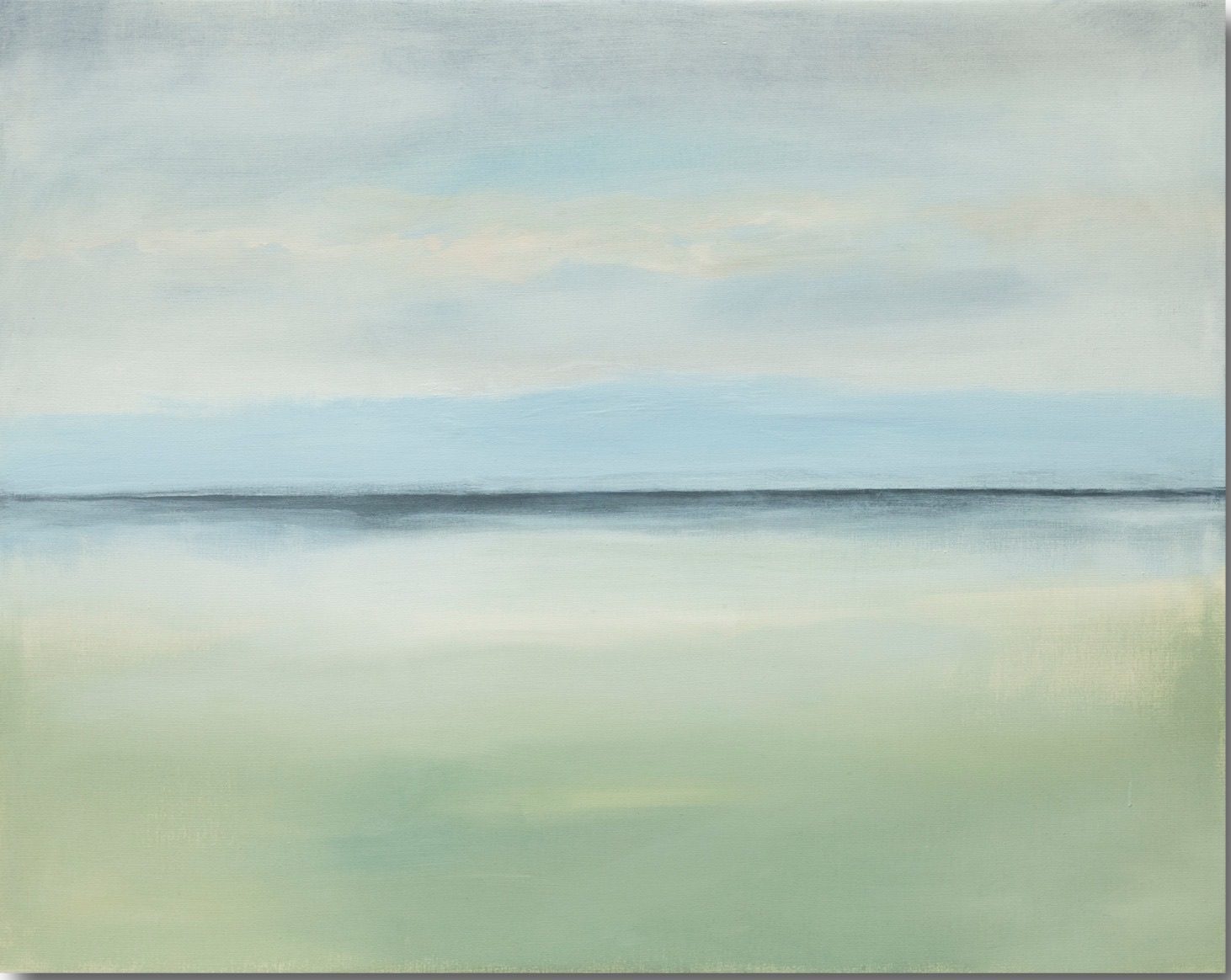 Gray Horizon by William Meyer, Acrylic on canvas
