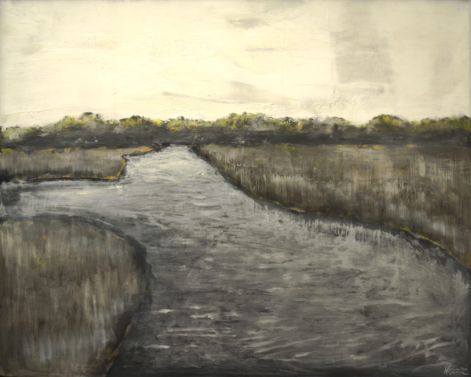 Guana Reserve by William Meyer, Acrylic and Oil on wood panel