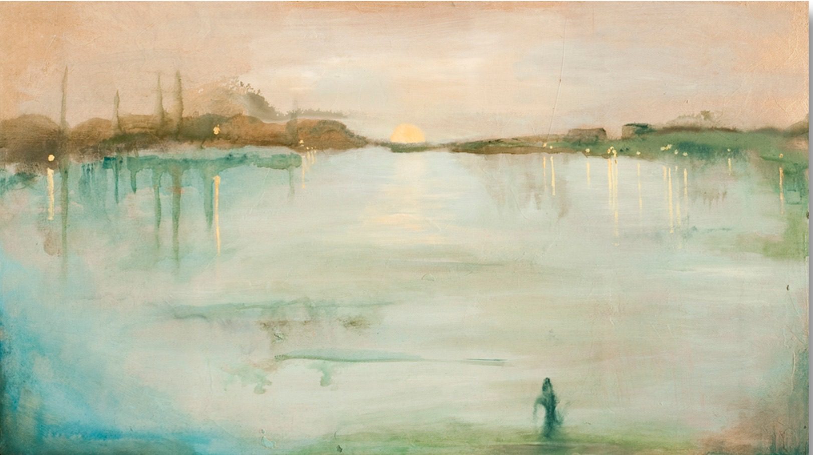 St. Augustine Nocturne by William Meyer, Giclée on canvas