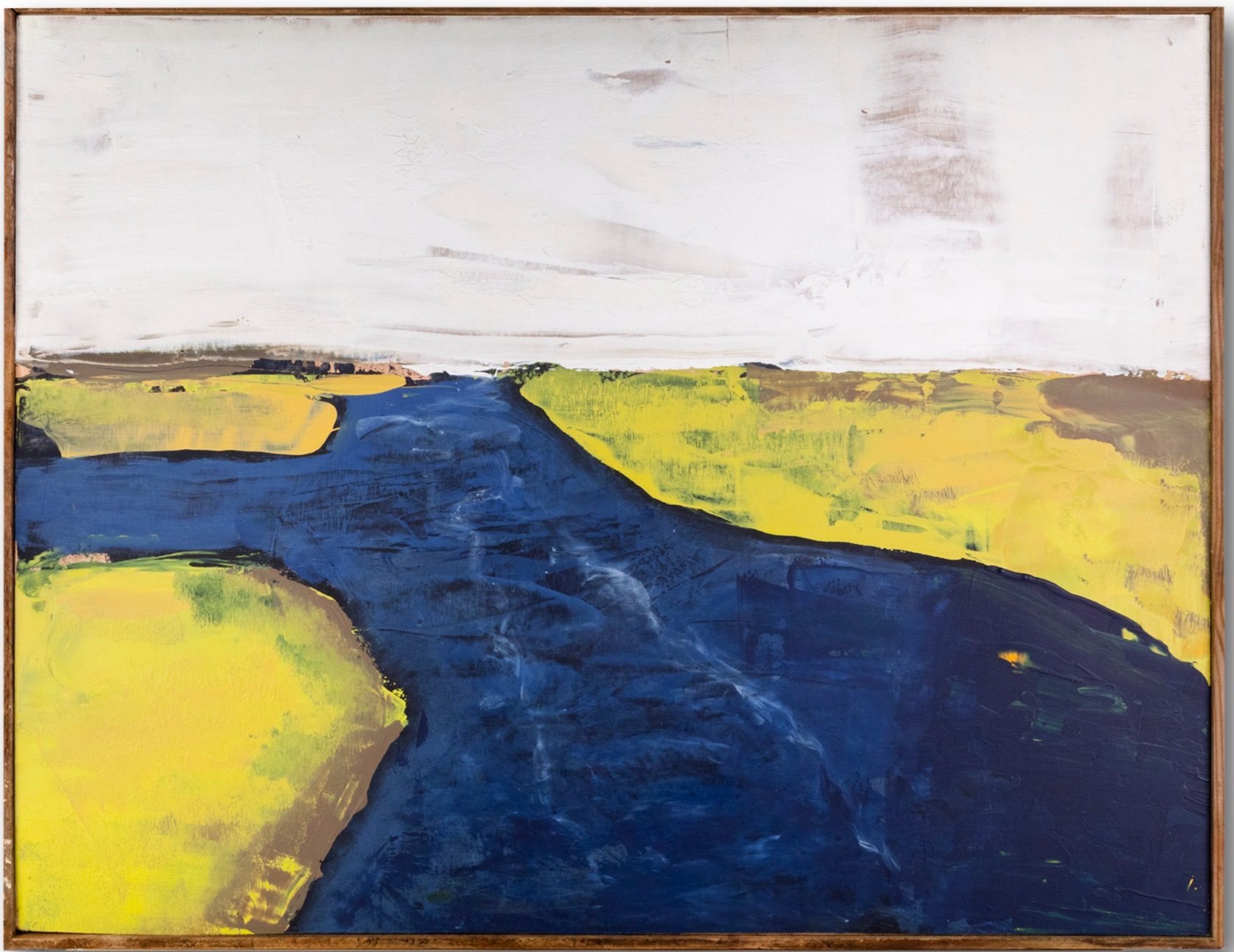 Talbot Marsh by William Meyer, Mixed media on wood panel
