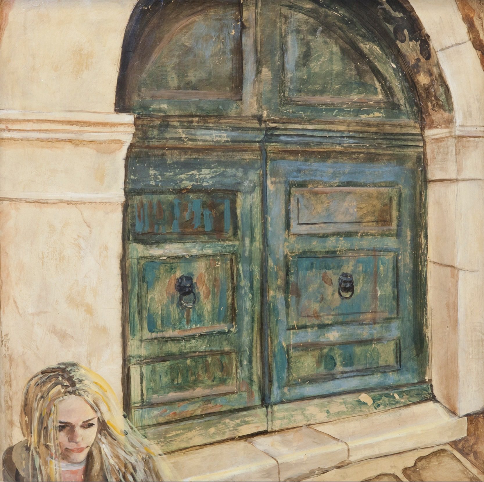 Tuscan Door by William Meyer, Canvas