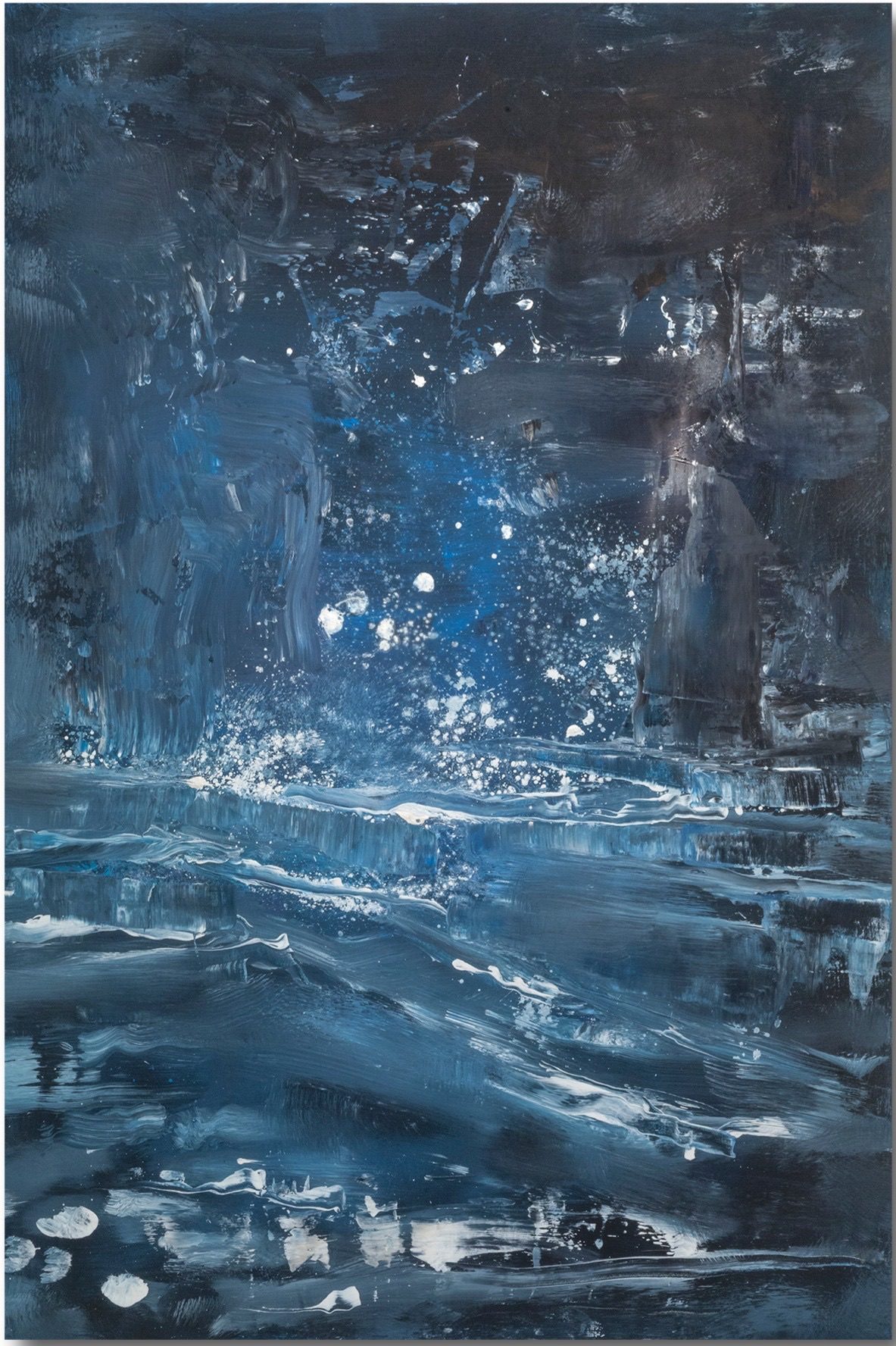 Underwater Love by William Meyer, Acrylic on wood panel