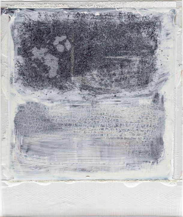Blue Jean Rothko Polaroid by William Meyer, Archival Giclée Print on Canvas