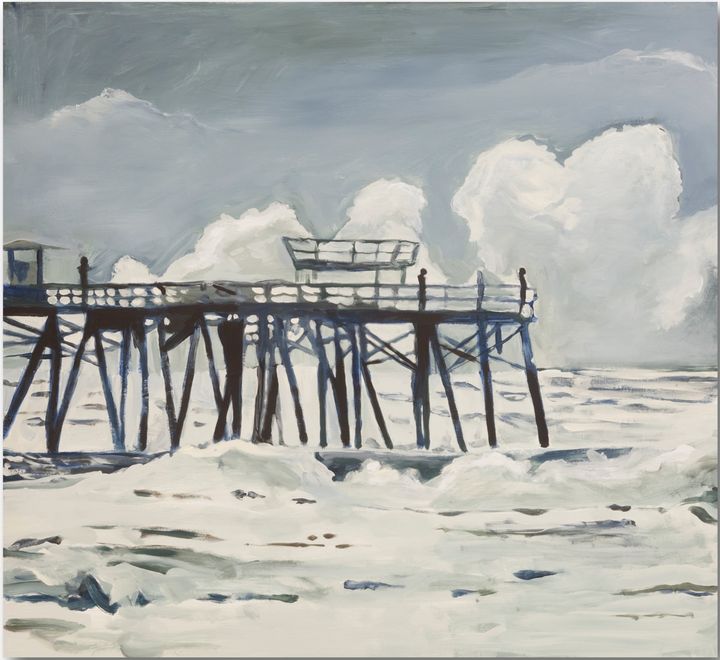 Catalina Pier by The Artistree Collective, Giclée on canvas