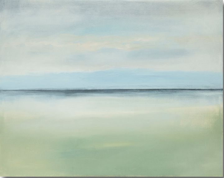 Gray Horizon by William Meyer, Acrylic on canvas