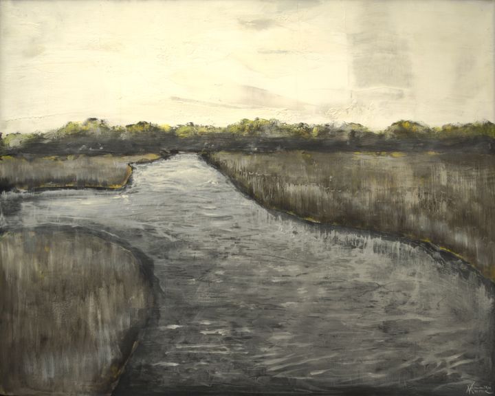 Guana Reserve by William Meyer, Acrylic and Oil on wood panel