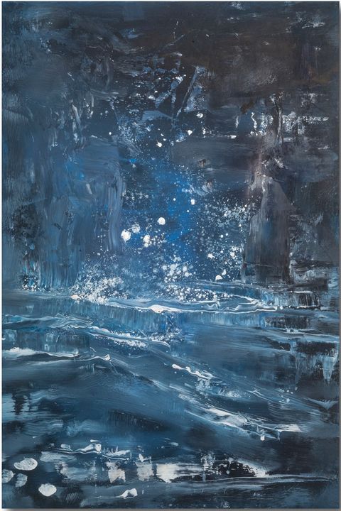Underwater Love by William Meyer, Acrylic on wood panel