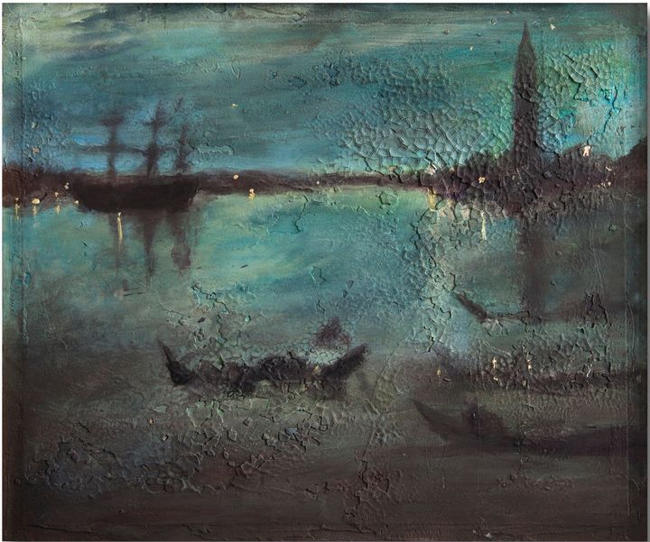 Venice Nocturne by William Meyer, Giclée on canvas